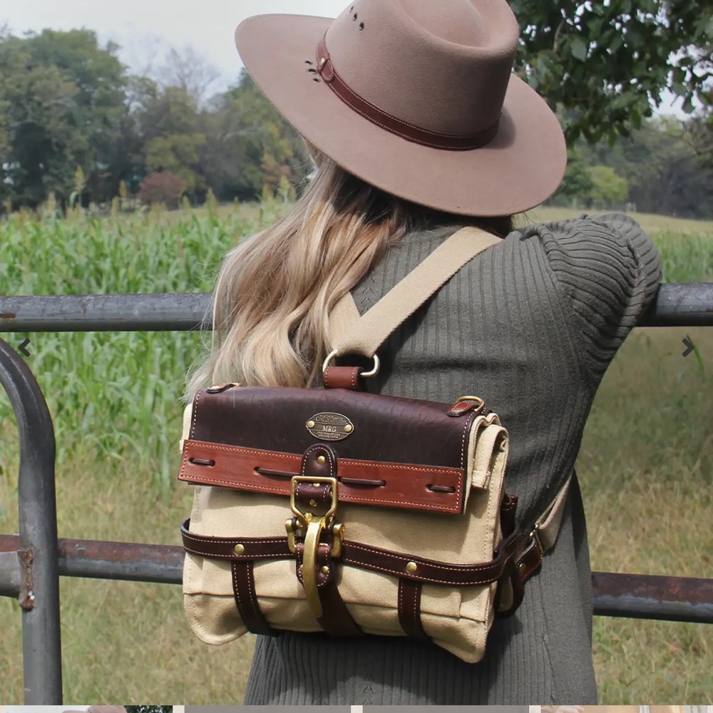 Stylish Brown and Tan Women's Bag